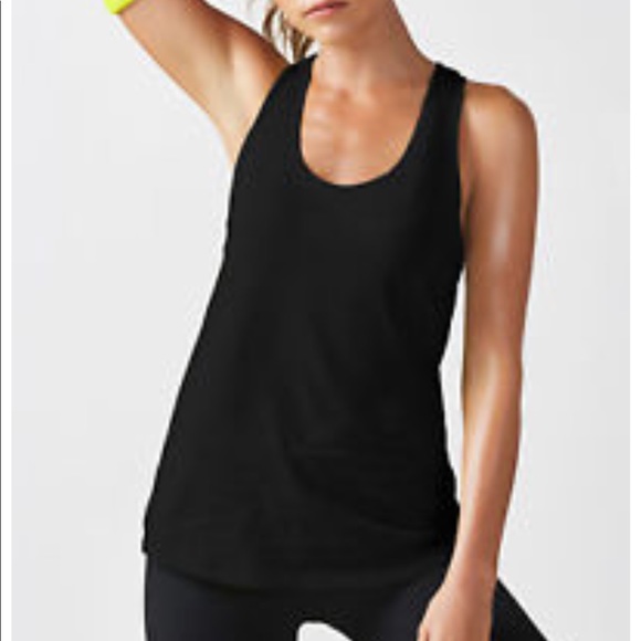 Fabletics Tops - Fablrtics Olympus Tank Top Black Size L New